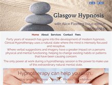 Tablet Screenshot of glasgowhypnosis.com